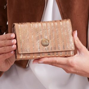 Wholesale Gold Ladies Leather Wallet