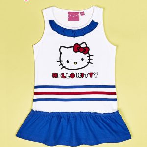 Wholesale White tunic for girl HELLO KITTY