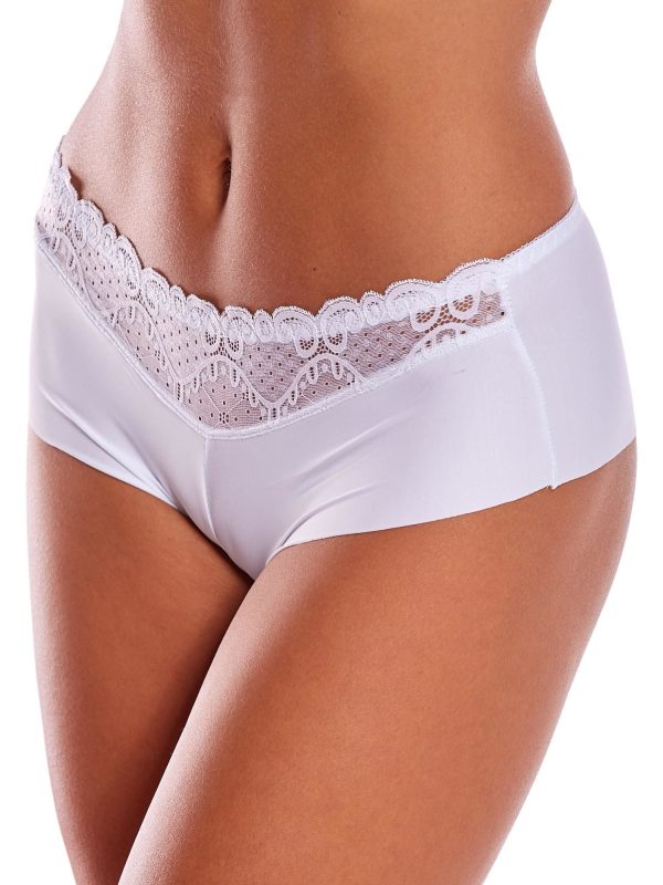 Wholesale White Seamless Lace Panties