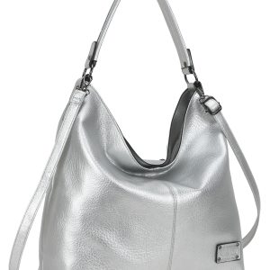 Wholesale Silver capacious shopper bag LUIGISANTO