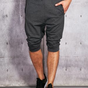 Wholesale Men's shorts with graphite stitching