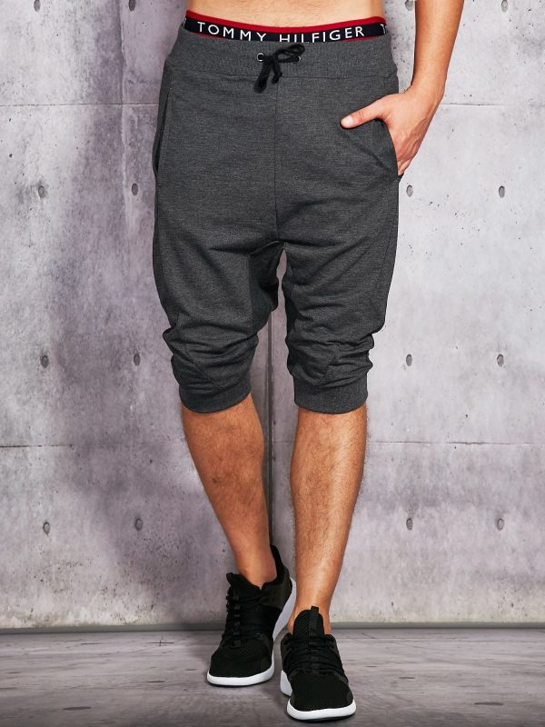 Wholesale Men's shorts with graphite stitching