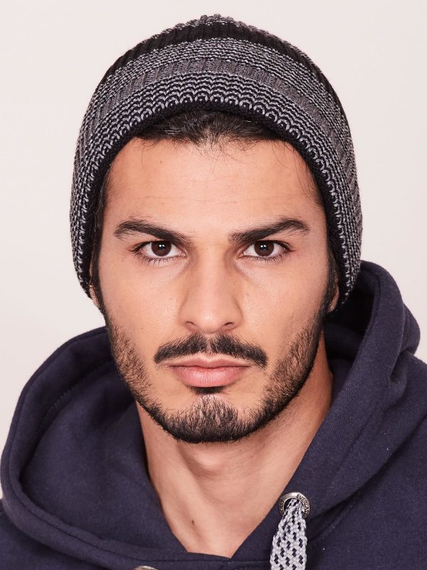 Wholesale Black men's hat for winter