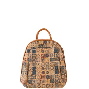 Wholesale Yellow Cork Backpack with Patterns