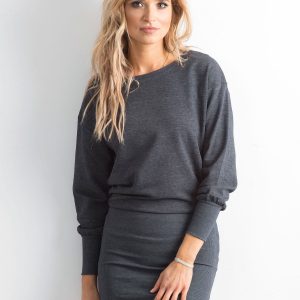 Wholesale Dark Grey Cotton Dress