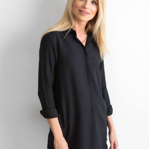 Wholesale Black Long Shirt