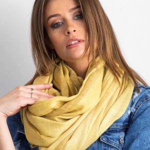 Wholesale Yellow striped scarf