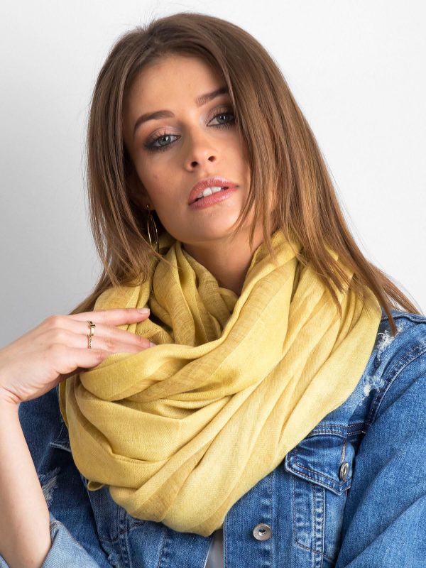 Wholesale Yellow striped scarf