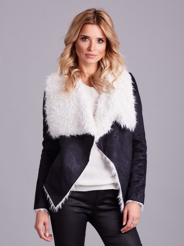 Wholesale Black fur short jacket