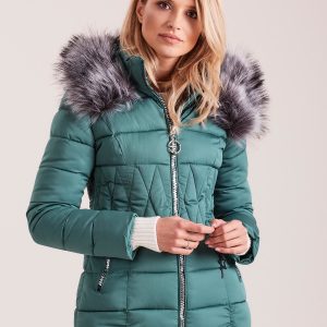 Wholesale Green quilted jacket for women