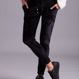 Wholesale Black velvet pants