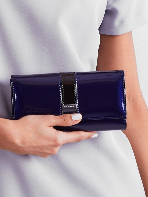 Wholesale Navy Patent Leather Wallet