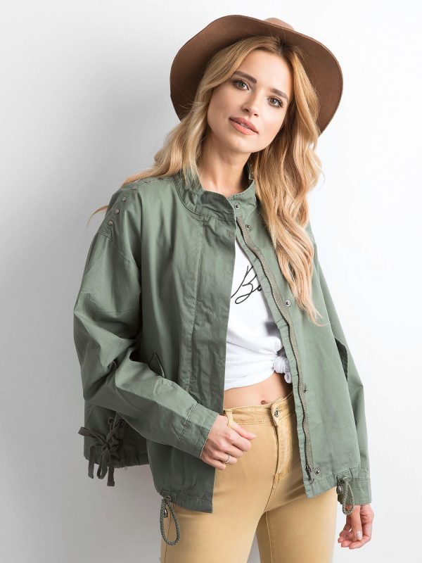 Wholesale Khaki oversize jacket