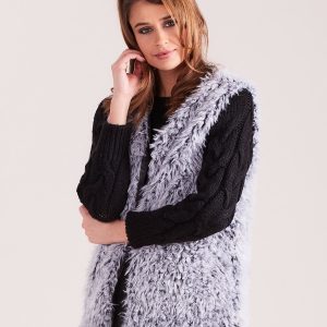 Wholesale Grey Fur Vest