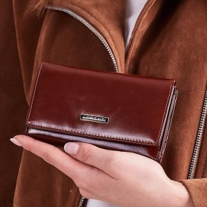 Wholesale Brown Ladies Leather Wallet