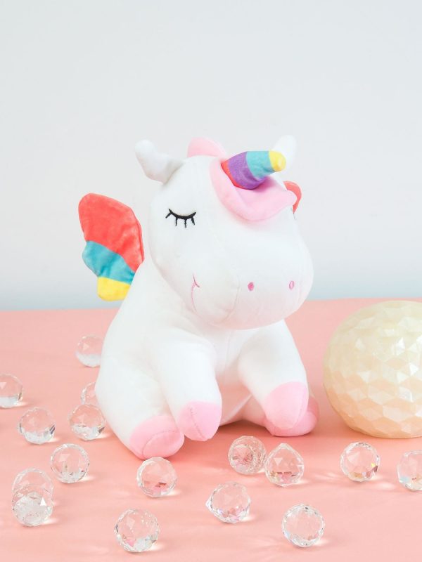 Wholesale White Plush Unicorn