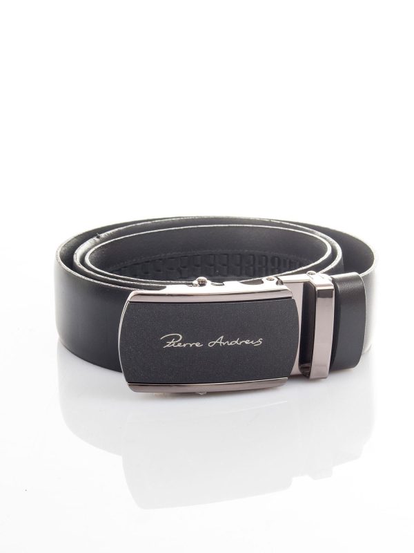 Wholesale Men's Black Elegant Strap With Automatic Buckle