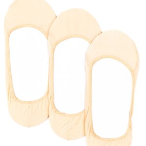 Wholesale Beige ballerina socks 3-pack