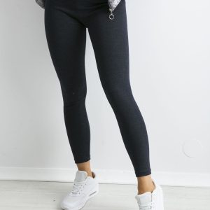 Wholesale Navy Blue Cotton Leggings with Specks