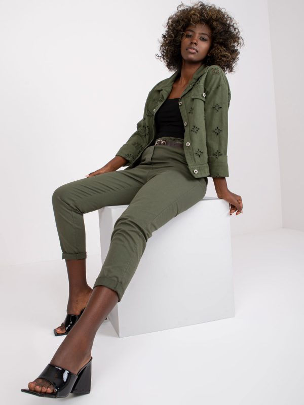 Wholesale Alizee High Waist Khaki Pants