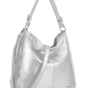 Wholesale LUIGISANTO Silver Soft Shoulder Bag