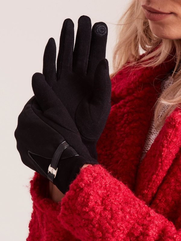 Wholesale Black Classic Women's Gloves