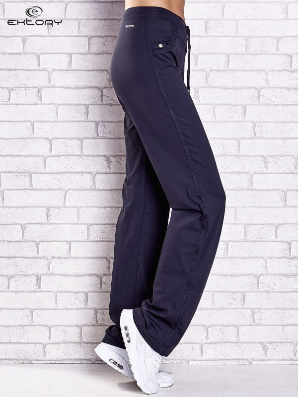 Wholesale Graphite sweatpants with rhinestones and strings PLUS SIZE