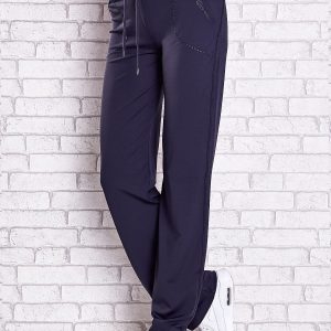 Wholesale Graphite sweatpants with pocket and embroidery PLUS SIZE