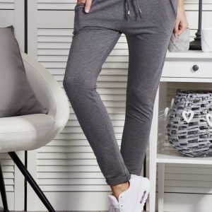 Wholesale Dark Grey Women's Sweatpants with Pockets