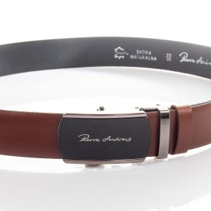 Wholesale Brown Elegant Men's Belt With Automatic Buckle