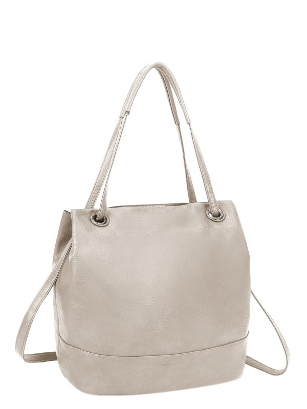 Wholesale APRICOT SHOPPER BAG WITH LUIGISANTO POCKET