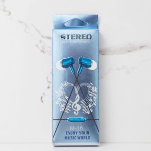 Wholesale Blue Universal In-Ear Headphones