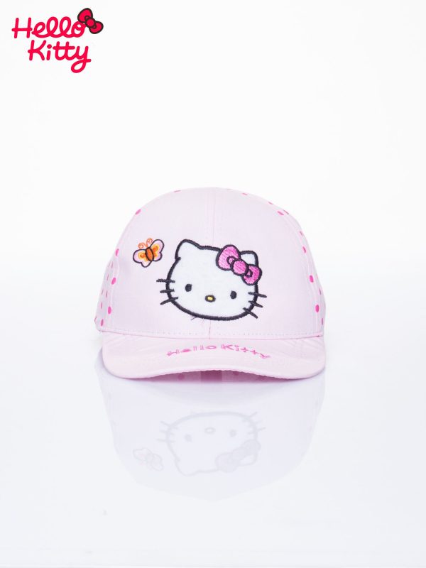 Wholesale Pink baseball cap for girl HELLO KITTY