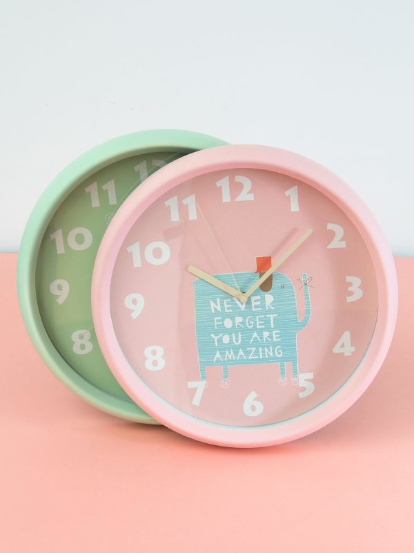 Wholesale Pink Wall Clock