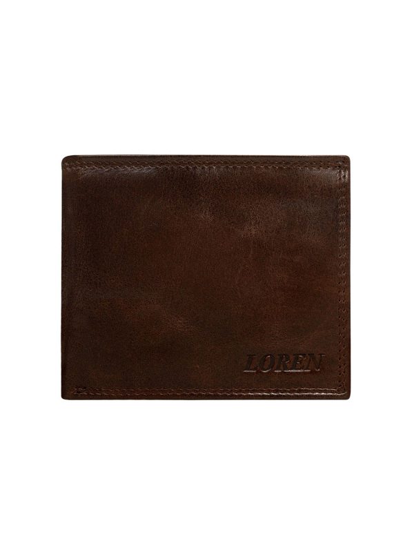 Wholesale Brown Open Leather Men Wallet