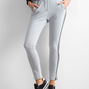 Wholesale BY O LA LA Grey sweatpants