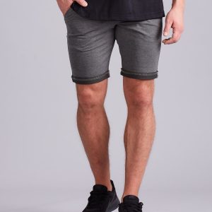 Wholesale Khaki Men's Sweatshirt Shorts