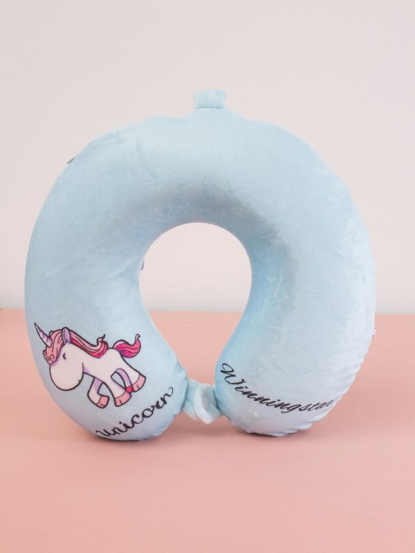 Wholesale Light Blue Travel Head Pillow