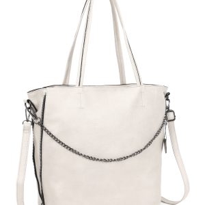 Wholesale Beige large shopper bag LUIGISANTO