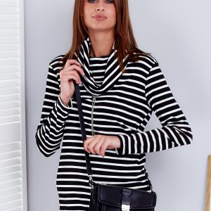 Wholesale Black and white striped sweatshirt