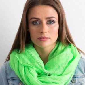 Wholesale Fluo green plaid with metallic thread