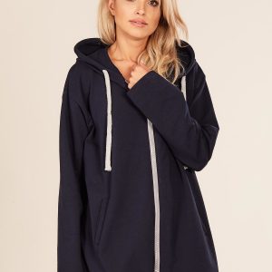 Wholesale Navy oversized sweatshirt