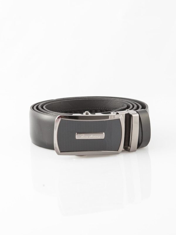 Wholesale Men's Black Leather Strap