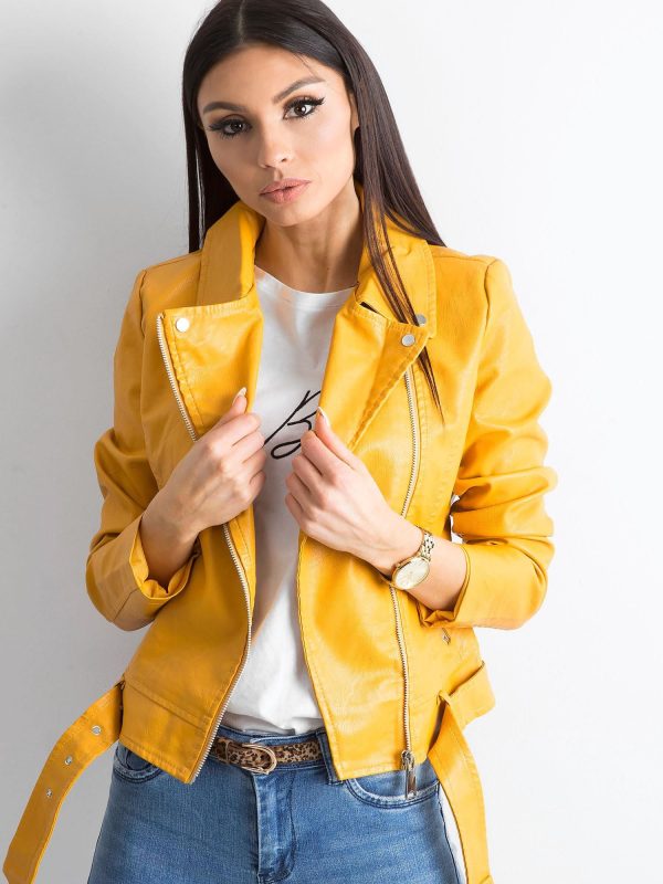 Wholesale Yellow Eco Leather Ramone