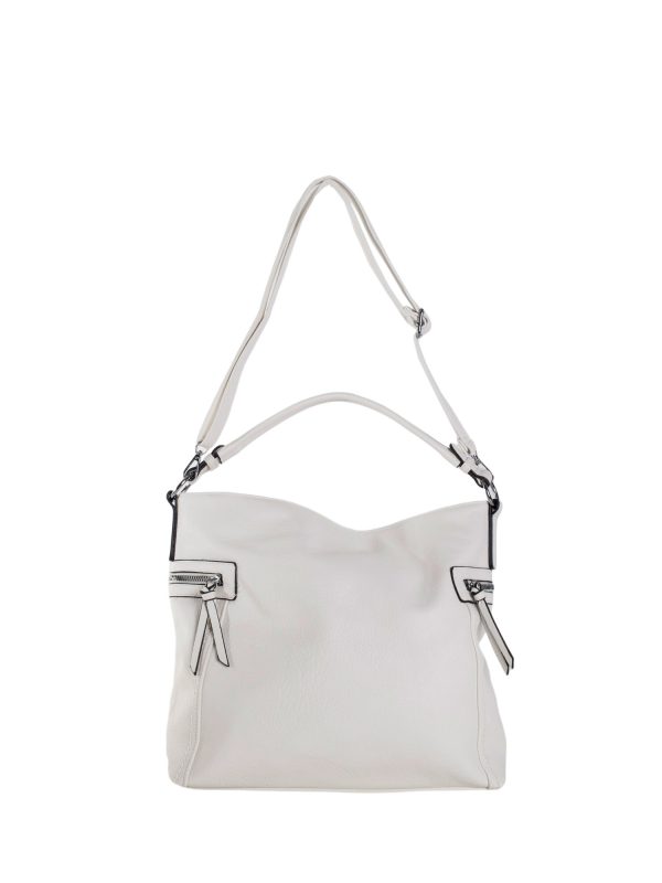 Wholesale Weiße Damen Schultertasche with Langem Riemen