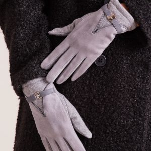 Wholesale Grey Classic Women's Gloves