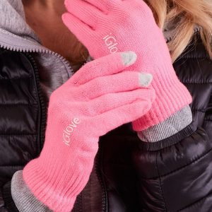 Wholesale Pink Touch Screen Gloves