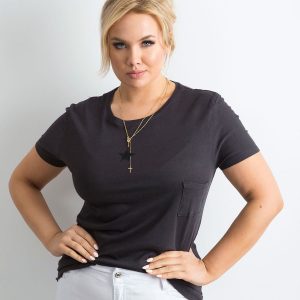 Wholesale Graphite basic t-shirt PLUS SIZE