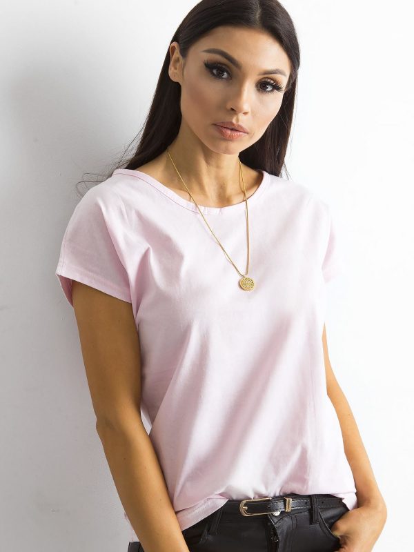 Wholesale Women's t-shirt light pink