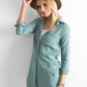 Wholesale Grey-khaki long shirt